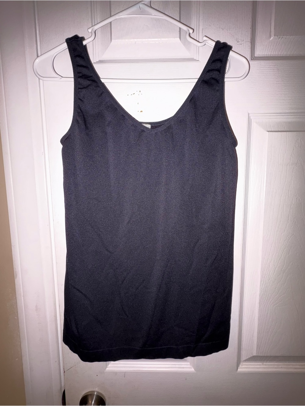 Coco + Carmen Black V-Neck Tank Top